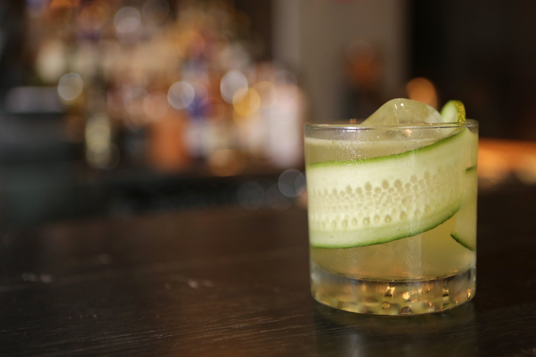 The Clean and Green cocktail from Publico